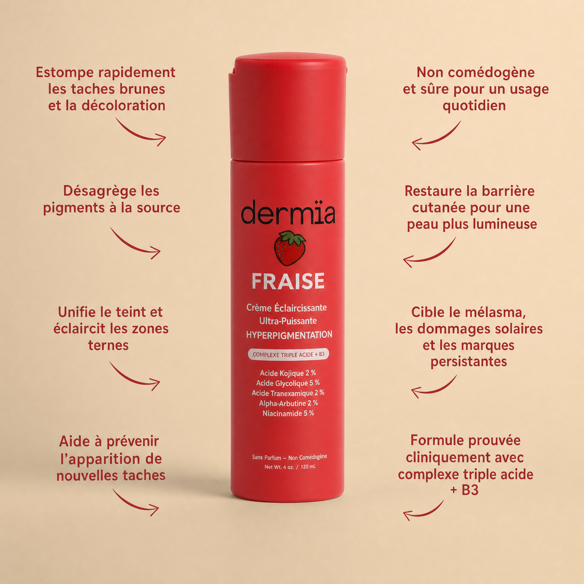Dermïa Complexe Triple-Acide Anti-Taches
